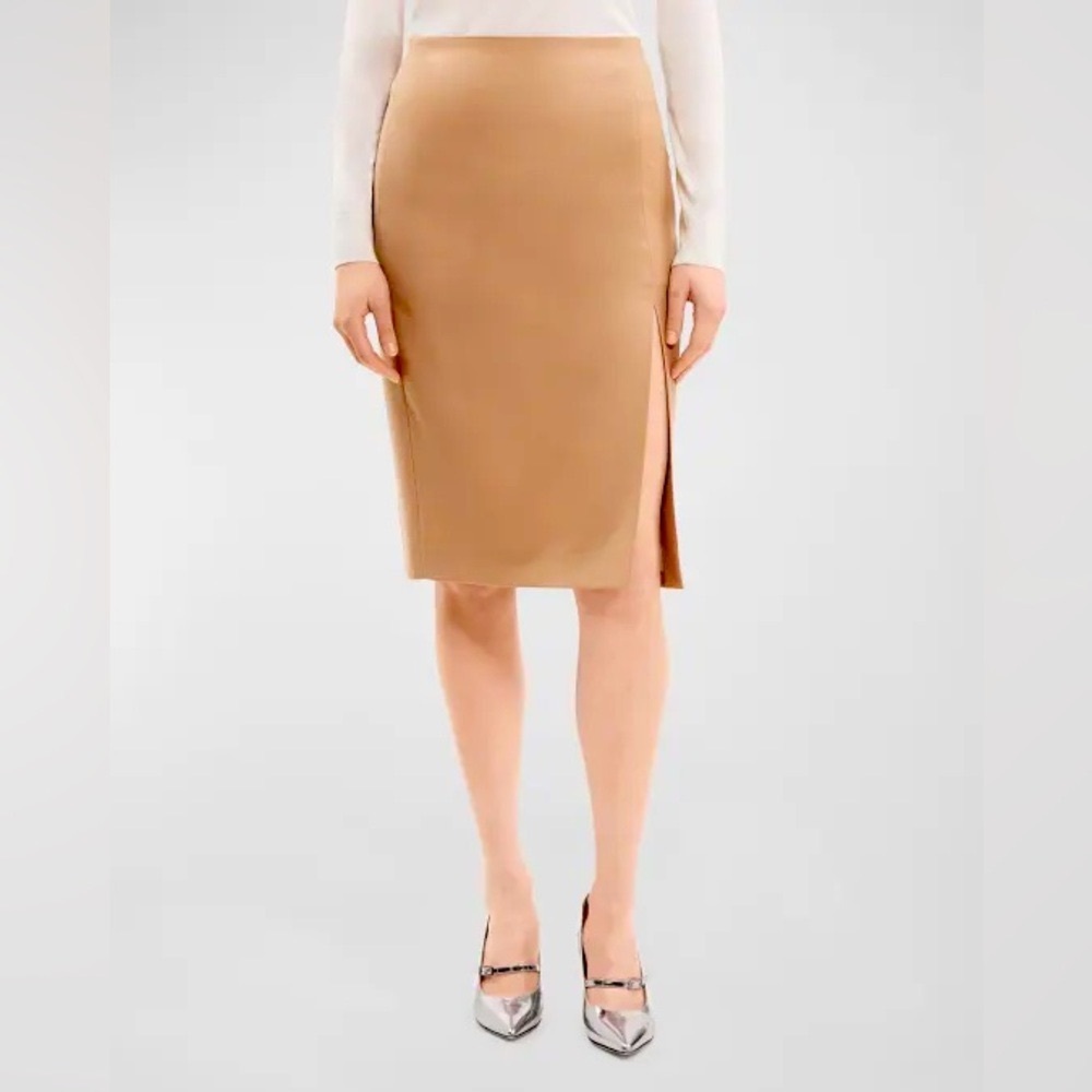 THEORY
Side Slit Wool Skirt